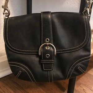 Black coach purse